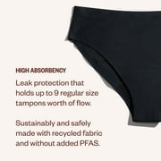 DivaCup - DIVA Reusable Period Underwear - Black Bikini M-L
