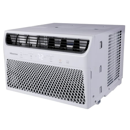 Hisense 8,000 BTU/ 11,000 BTU ASHRAE Window AC with Inverter & Wifi, White, 350 Sq Ft, AHW0823TW1W