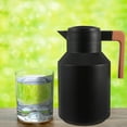 thumbnail image 1 of OULII 1Pack Insulation Kettle Insulated Hot Pot for Travel Use in Black Glass 9.8X5.7X4.5in, 1 of 8