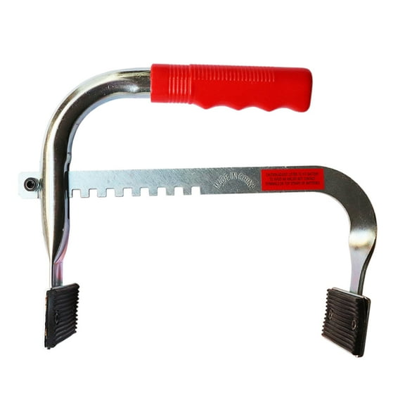 Automotive Tool Side Grip Car Battery Carry Lifter with Rubber Pads Adjustable