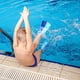 thumbnail image 4 of Aletas de natación para niños, aletas cortas para jóvenes, aletas de entrenamiento de natación para nadar en el regazo para niños, niñas, niños, principiantes (S), 4 of 5