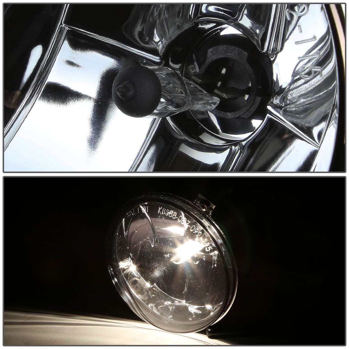 DNA Motoring For 01-04 Dodge Dakota Durango Smoked Lens Front Driving Fog Lights Replacement