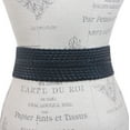 thumbnail image 3 of Women's High Waist Braided Woven Full Grain Leather Belt, 3 of 3