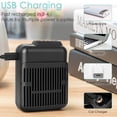 thumbnail image 4 of Panergy Waist Fan, 6000mAh Battery Powered Hands-free Wearable Fan, Max 23H Working Time, 3 Speeds, 5100RPM Strong Airflow for Jobsite, Farm, Fishing, Gardening, 4 of 7