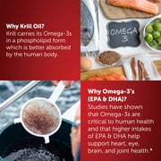 MegaRed Superior Krill Oil 350mg Omega-3 For Heart Health Omega 3, 120 Softgels