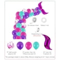 thumbnail image 2 of Mermaid Balloon Arch Kit Fish Tail Balloon Garland Kit Theme Party Decorations for Wedding Birthday Party Decor, 2 of 8