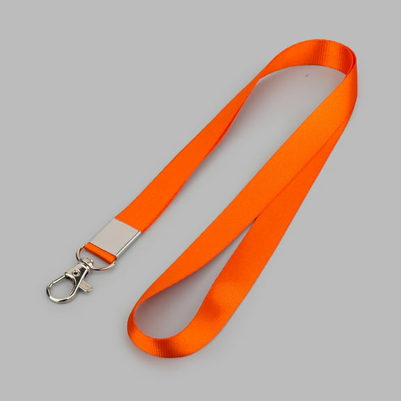 Zhuge 2PCS Neck Strap Lanyard Safety Metal Clip Badge Lanyard for Business Id Key ，Orange