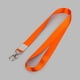 thumbnail image 1 of Xiao Hua 2 correas de cuello de seguridad con clip metálico para identificación empresarial, color naranja, 1 of 3