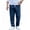 Blue, variant on YSUEJPF Mens Big & Tall Denim Pants Drawstring Elastic Waist Stretchy Jeans Casual Fall Denim Jeans with Pocket