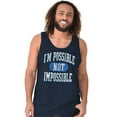 thumbnail image 3 of Possible Not Impossible Autism Aware Tank Top T Shirts Men Women Brisco Brands S, 3 of 6