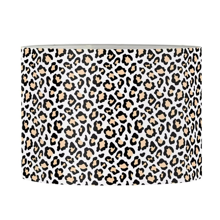 Leopard lamp on sale shade walmart