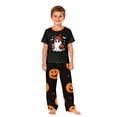 thumbnail image 3 of Family Matching Halloween Pajamas Set - 2 piece Ghost with Pumpkin Print Short Sleeve Top and Pants ,Happy Halloween Festivel Theme Gifts for Whole Family for 8 Years Pjs, 3 of 6