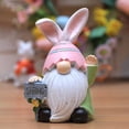 thumbnail image 1 of Dvkptbk Statue de Nain de Jardin Figurines de Collection Statue Miniature en Résine Nain de Jardinage Décorations de Pâques, 1 of 6