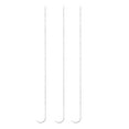 thumbnail image 4 of KLKCMS 3 Pcs Grandes Aiguilles à Perles Courbées pour Perles 0.7mm Œil, 4 of 9
