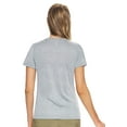 thumbnail image 3 of Expert Brand USA-Made Women's Natural-Feel Jersey V-Neck, Heather Gray, Small, 3 of 7