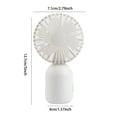 thumbnail image 3 of shyuyusa Handheld Mini Fan 250mAh Battery Portable Cooler For Outdoor Travel Daily Activity Use, 3 of 6