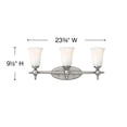 thumbnail image 4 of 3 Light Bath Bar Hinkley Lighting 5743An, 4 of 5