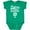 Kelly Green, variant on Inktastic Future Geographer In Training Childs Boys or Girls Baby Bodysuit