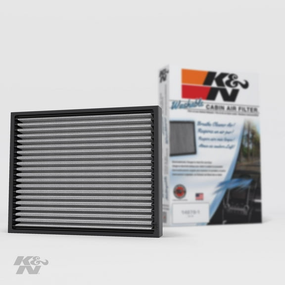 K&N Cabin Air Filter: Washable and Reusable: Designed For Select 2005-2019 Toyota Tacoma, 1999-2002 Subaru Liberty, 2003-2008 Pontiac Vibe Vehicle Models, VF2005