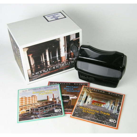 AMERICAN RUINS - GIFT SET - Viewer & Reels - Michael Reese Hospital, Washburne Trade School, Brach Candy Factory
