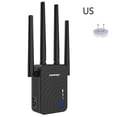 thumbnail image 1 of Extensor de señal Wifi Extensión de señal inalámbrica Enrutador Repetidor Modo AP Amplificador de refuerzo Wifi, enchufe de EE. UU. 2.4G 5G Eigraketly EL4484-01B, 1 of 2