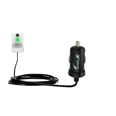 Gomadic Intelligent Compact Car / Auto DC Charger suitable for the Withings Smart Baby Monitor - 2A / 10W power at half the size. Uses Gomadic