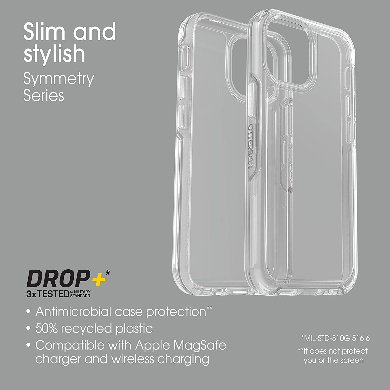 OtterBox SYMMETRY SERIES Case for iPhone 13 Mini / iPhone 12 Mini - Clear