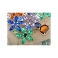 thumbnail image 4 of Merry Christmas Colorful Crystal Rhinestone Daisy Flower Pine Tree Pin Brooch, 4 of 4