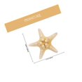 thumbnail image 2 of BEADCEST 2Pcs Handmade Five-Pointed Sea Star Hair Clip 4.50X4.20X1.50Cm Beach Seashell Hair Clips, 2 of 8