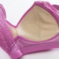 thumbnail image 5 of Bigersell Sports Bra Women Embroidered Comfortable Breathable Bra Underwear No Underwire Short Size Wireless Bra for Female, Style 9185, Purple 44B, 5 of 8