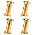 thumbnail image 1 of 4X Écran de Sécurité Rétractable à 200 Degrés 36-58mm pour Porte, Trou d'Espion, Or, 1 of 9
