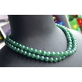 thumbnail image 2 of Certified Icy Green Burma Natural A JADE Jadeite Bead Beads Necklace 27 inches 651228 TN, 2 of 10