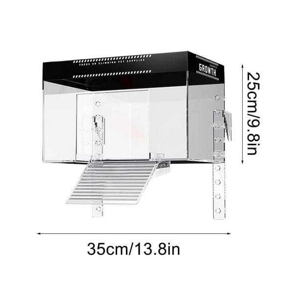 Herramientas y mejoras para el hogar Plataformas para tortugas Plataformas grandes de acrílico para terrarios Acuario Accesorios para tomar el sol para tortugas acuáticas Reptiles y anfibios Tanque pa