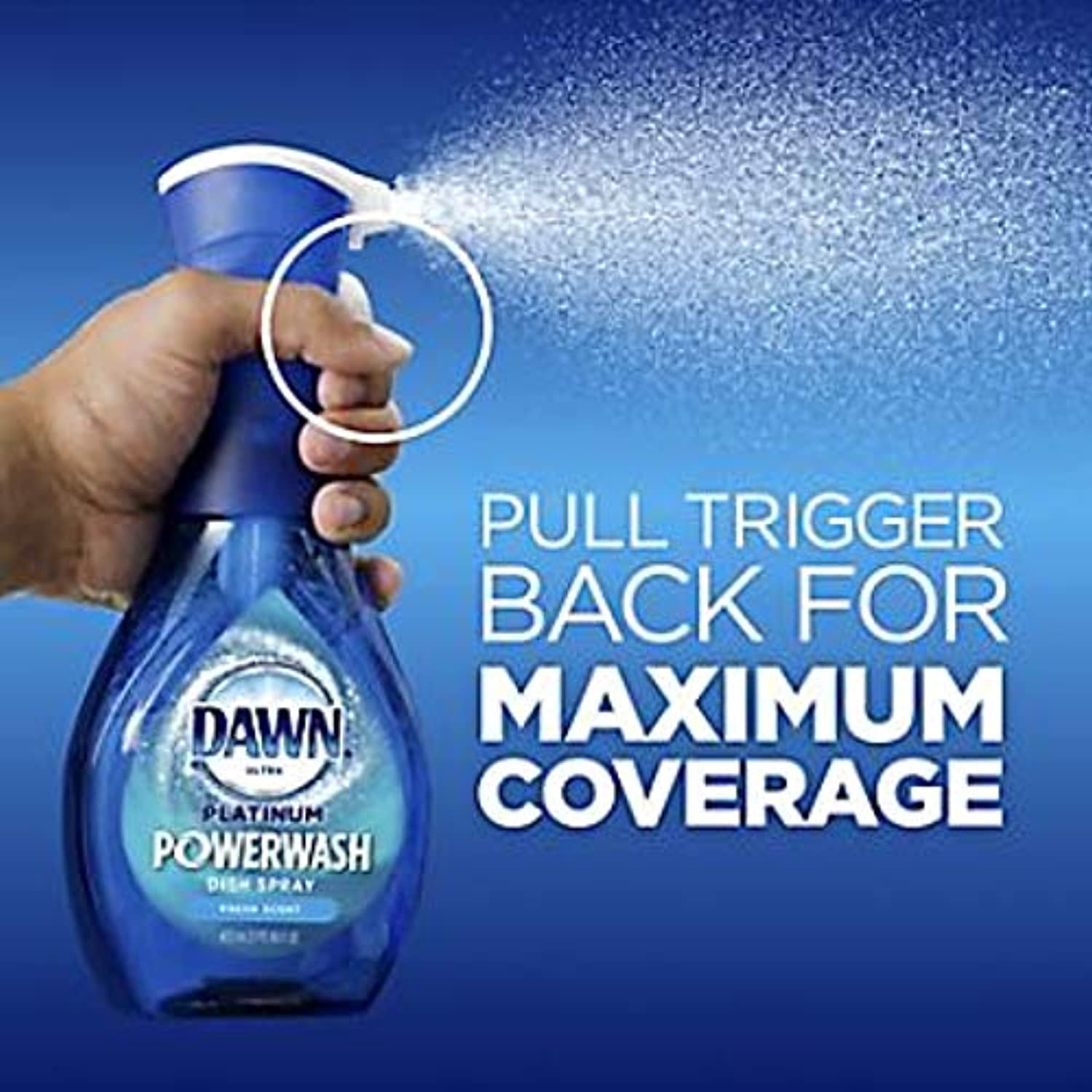 Dawn Platinum Powerwash Dish Spray Dish Soap Fresh Scent 16oz Spray +2 Refills