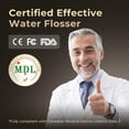 thumbnail image 4 of Portable water flosser, designed for friendly gum sensitive, featuring a dual gear motor technology irrigation dental probe, with 5 modes, suitable for braces and orthodontics, 7 waterproof, wireless, 4 of 4