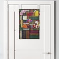 thumbnail image 2 of Folk Hanging Pocket Organizer, Abstract Style Tribal Pattern with Creative Geometrical Shapes Ornate Print, Printed Polyester Storage Bag with Pockets, 14" x 20", Multicolor, 2 of 2