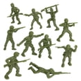 thumbnail image 5 of BMC Classic OD Green Plastic Army Men - 40pc WW2 Soldier Figures - Made in USA, 5 of 6