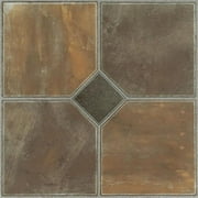 Achim Importing Co., Inc. NEXUS Rustic Slate 12 Inch x 12 Inch Self Adhesive Vinyl Floor Tile #326