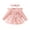 Pink, variant on Glisme Fashion Girls Dresses Size 9-12 Month Mesh Sleeveless Dress With Headband Ribbed Jumpsuit For Baby Toddler Party Occasion Light Pink Sundress For Girl