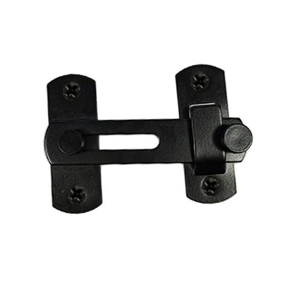 Barn Door Latch with Hardware Premium Carbon Steel Sliding Door Latch Shed Door Lock Gate latches for Washroom Bedroom Garden Fence