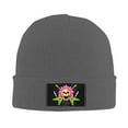 thumbnail image 2 of ZICANCN Punk Rock Playing Music Knit Beanie Hat, Winter Cap Soft Warm Classic Hats for Men Women, Deep Heather, 2 of 8