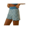 thumbnail image 4 of Txlixc Traje de dos piezas para mujeres, chaleco de punto impreso sin mangas con tirantes y pantalones cortos elásticos Txlixc moda, 4 of 6