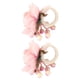 thumbnail image 4 of servilletas de cáñamo con hebilla y diseño de flor para hotel, restaurante occidental, color rosa, 6623, 4 of 14