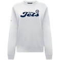 thumbnail image 2 of Women's Levelwear White Winnipeg Jets Yvette Big Script Tri-Blend Sweatshirt, 2 of 3