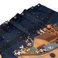 thumbnail image 4 of Shower Curtain, Ocean Scene with Noah's Ark Washable Shower Curtain for Bathroom, Waterproof Bathroom Shower Curtain Set with Hooks Long Shower Curtain 72x72in Home Decor, 4 of 7
