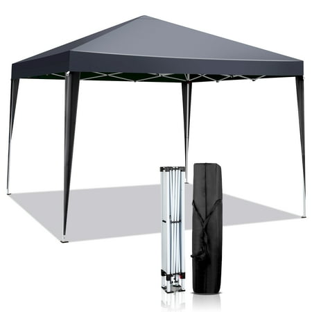 Ktaxon 10ft x 10ft Canopy Outdoor Sun Shade Sport Ez Pop-Up Canopy Party Weeding Tent Gazebo Gray