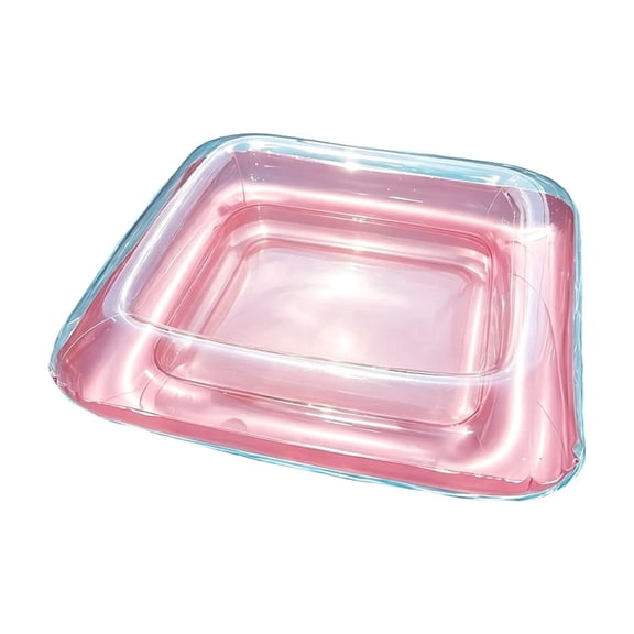 Anckoeil Inflatable Floating Pool Cooler Float, Thickened PVC Ice Bar Drink Holder for Summer Water Party Beach Lake