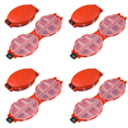thumbnail image 1 of Caja de aparejos Pesca 12 Compartimentos Tortuga Señuelos Gancho Cebo Portaherramientas Rojo, 1 of 6