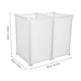 thumbnail image 2 of OFFIGAM White Freezer Organizer Baskets for Fridge, Sturdy Plastic Storage Bins, Easy Setup and Space Saving, 2 of 8