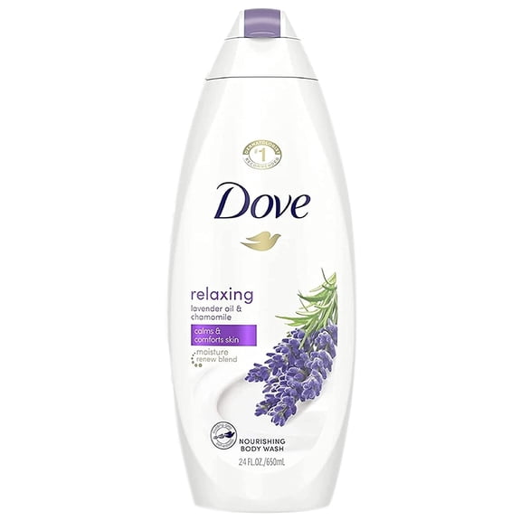 Dove Relaxing Lavender Oil And Chamomile Calms And Comforts Skin Body Wash 24 Oz